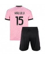 Juventus Pierre Kalulu #15 Vieraspaita Lasten 2026-27 Lyhythihainen (+ shortsit)